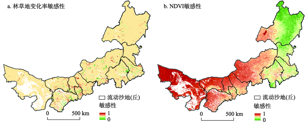 基于psr框架的内蒙古自治区沙漠化敏感性评估