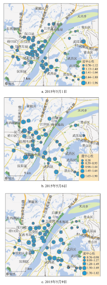 城市交通热点区域的空间交互网络分析