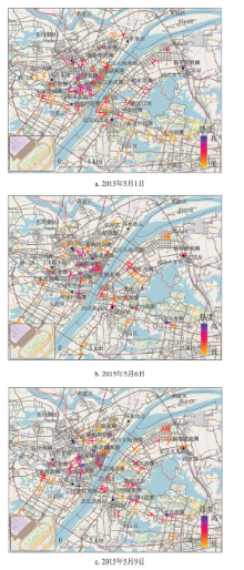 城市交通热点区域的空间交互网络分析