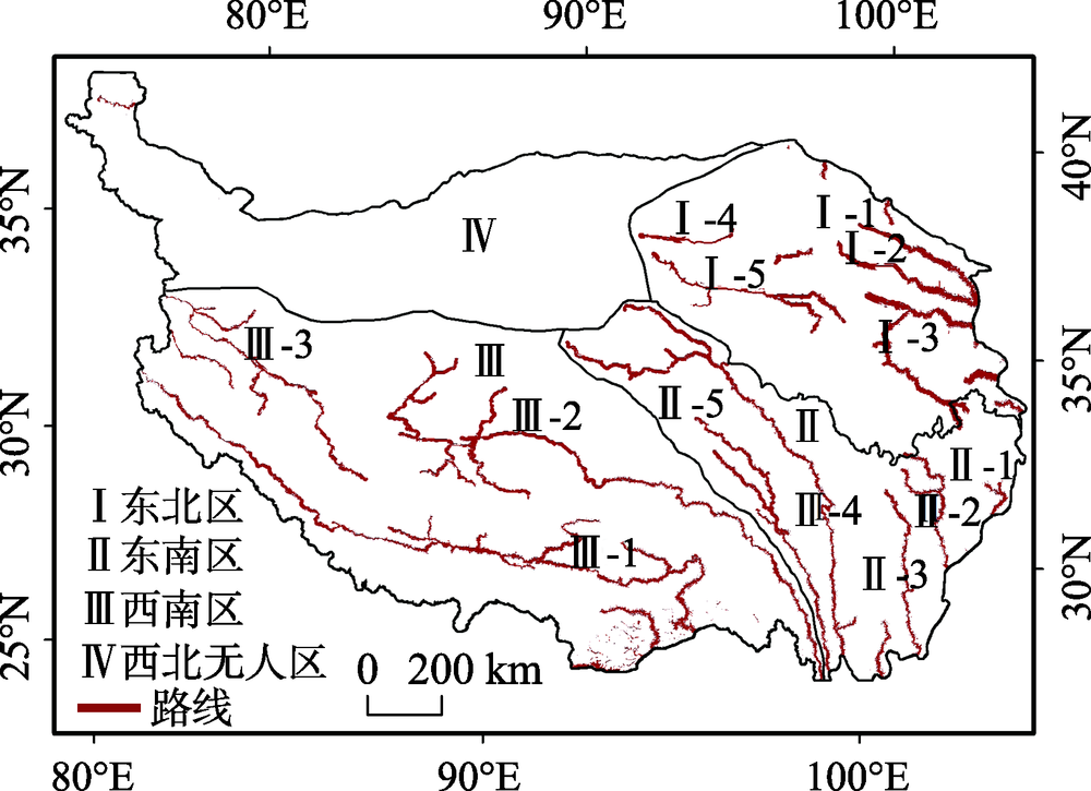 基于gis的青藏高原史前交通路线与分区分析